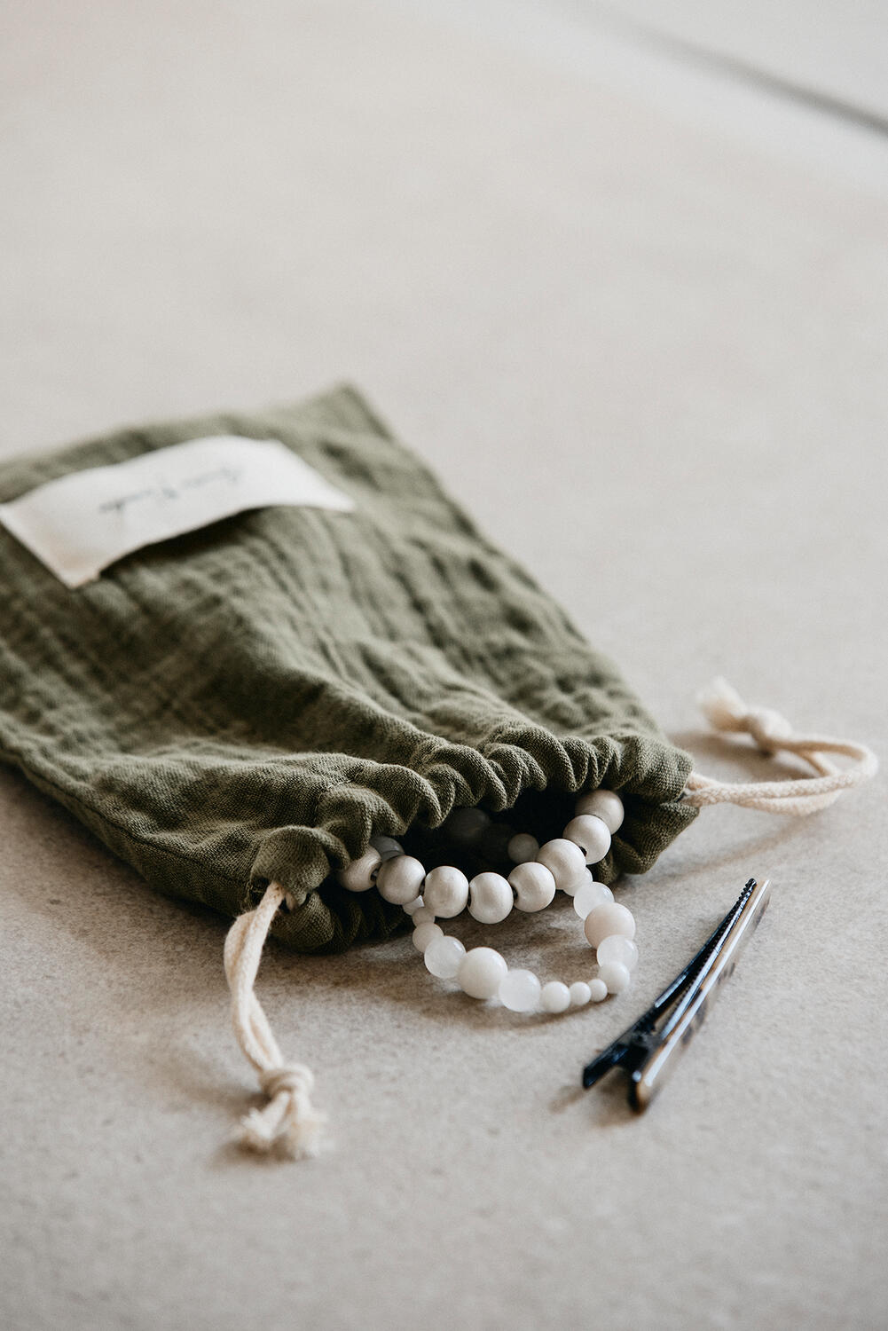 Cotton sæbetaske - grøn